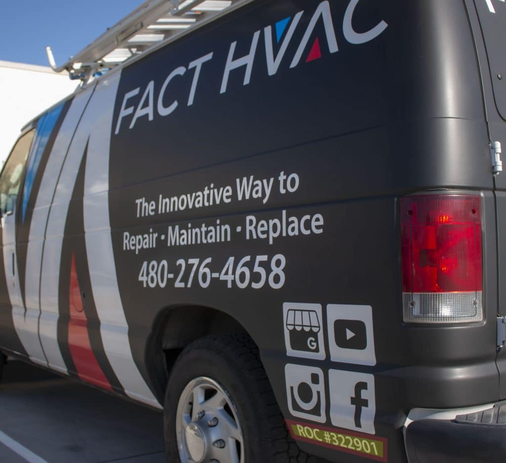 FACT HVAC truck with ROC number